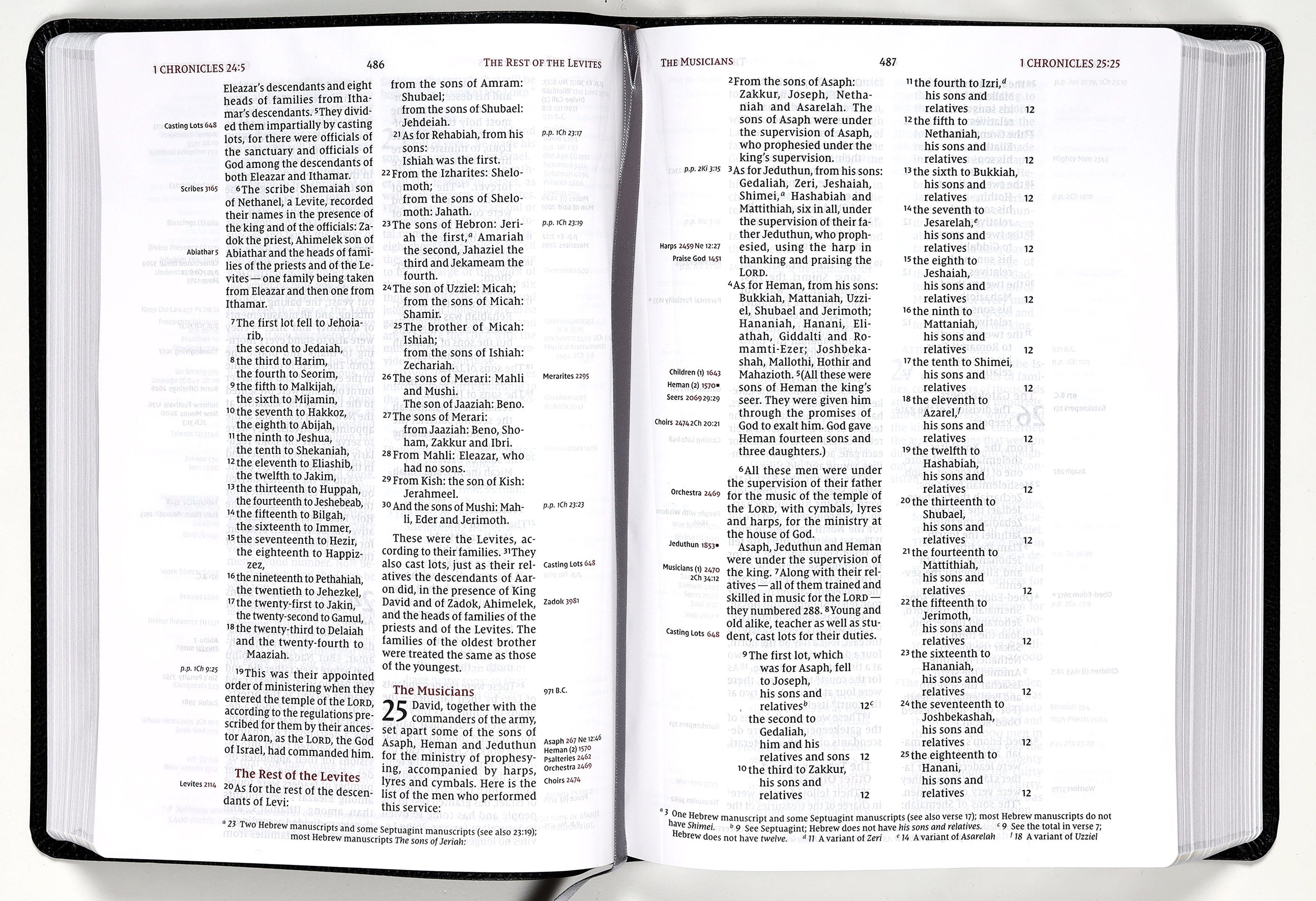 NIV Thompson Chain-Reference Bible Large Print Black (Red Letter Edition)