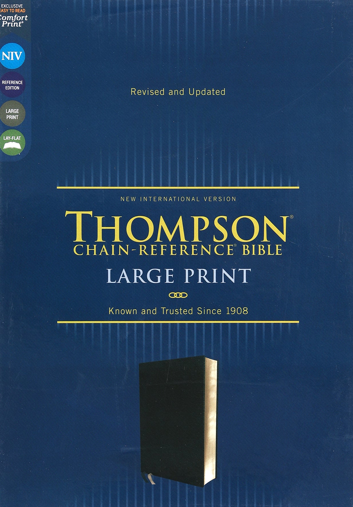 NIV Thompson Chain-Reference Bible Large Print Black (Red Letter Edition)