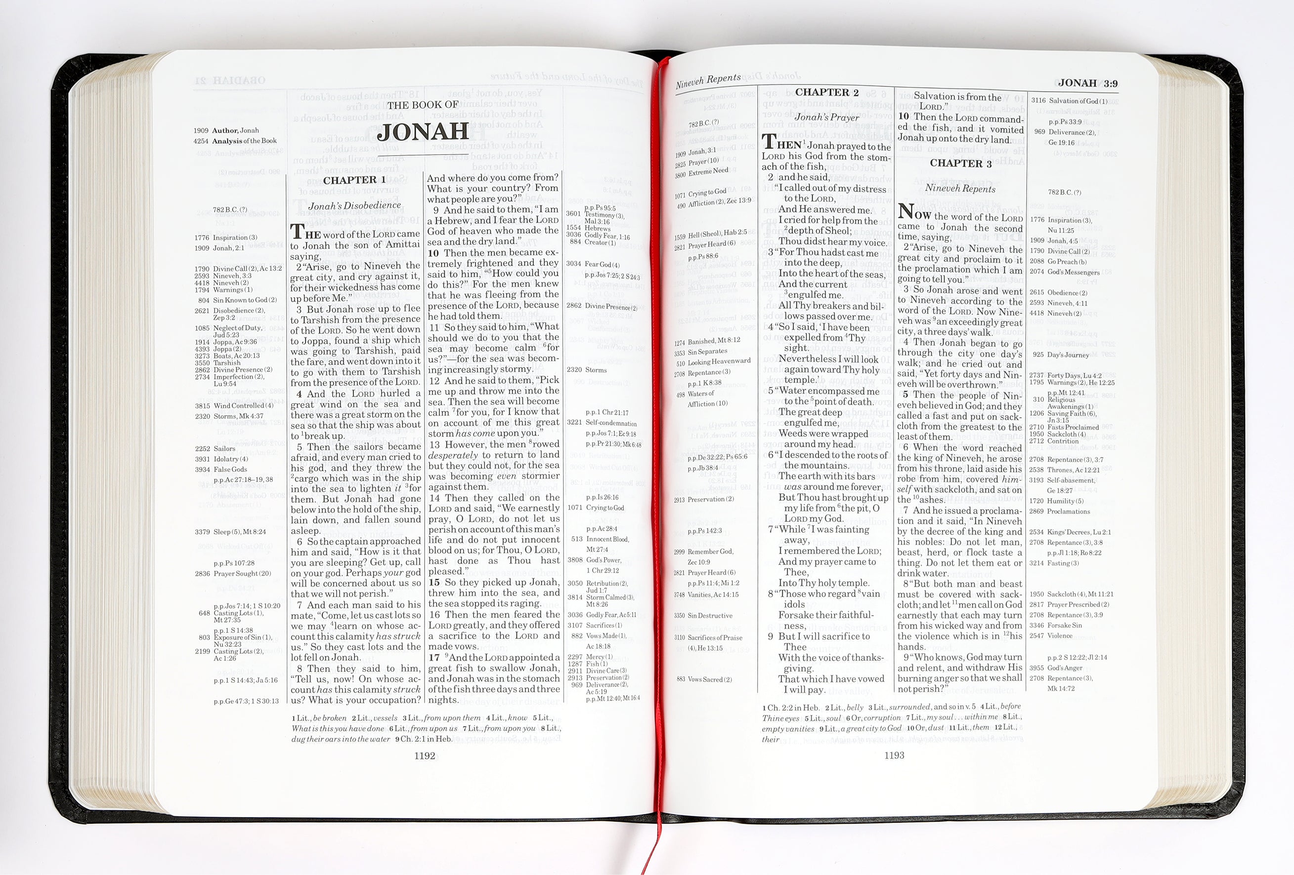 NASB Thompson Chain-Reference Bible Black 1977 Text (Red Letter Edition)