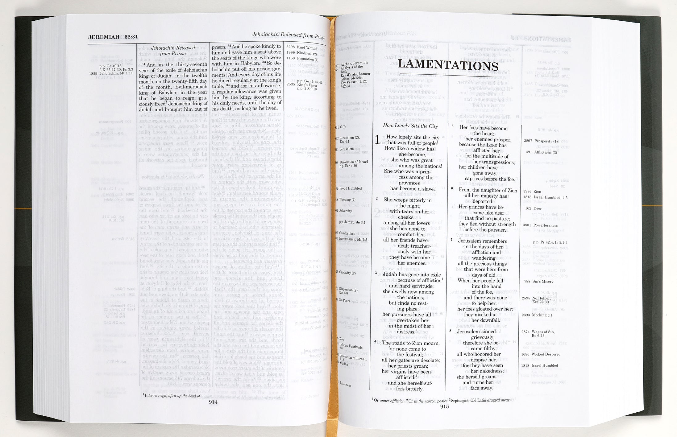ESV Thompson Chain-Reference Bible Black (Red Letter Edition)