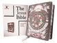 NIV Jesus Bible Artist Edition Gray Floral Thumb Indexed