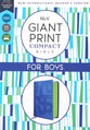 NIRV Giant Print Compact Bible For Boys Blue