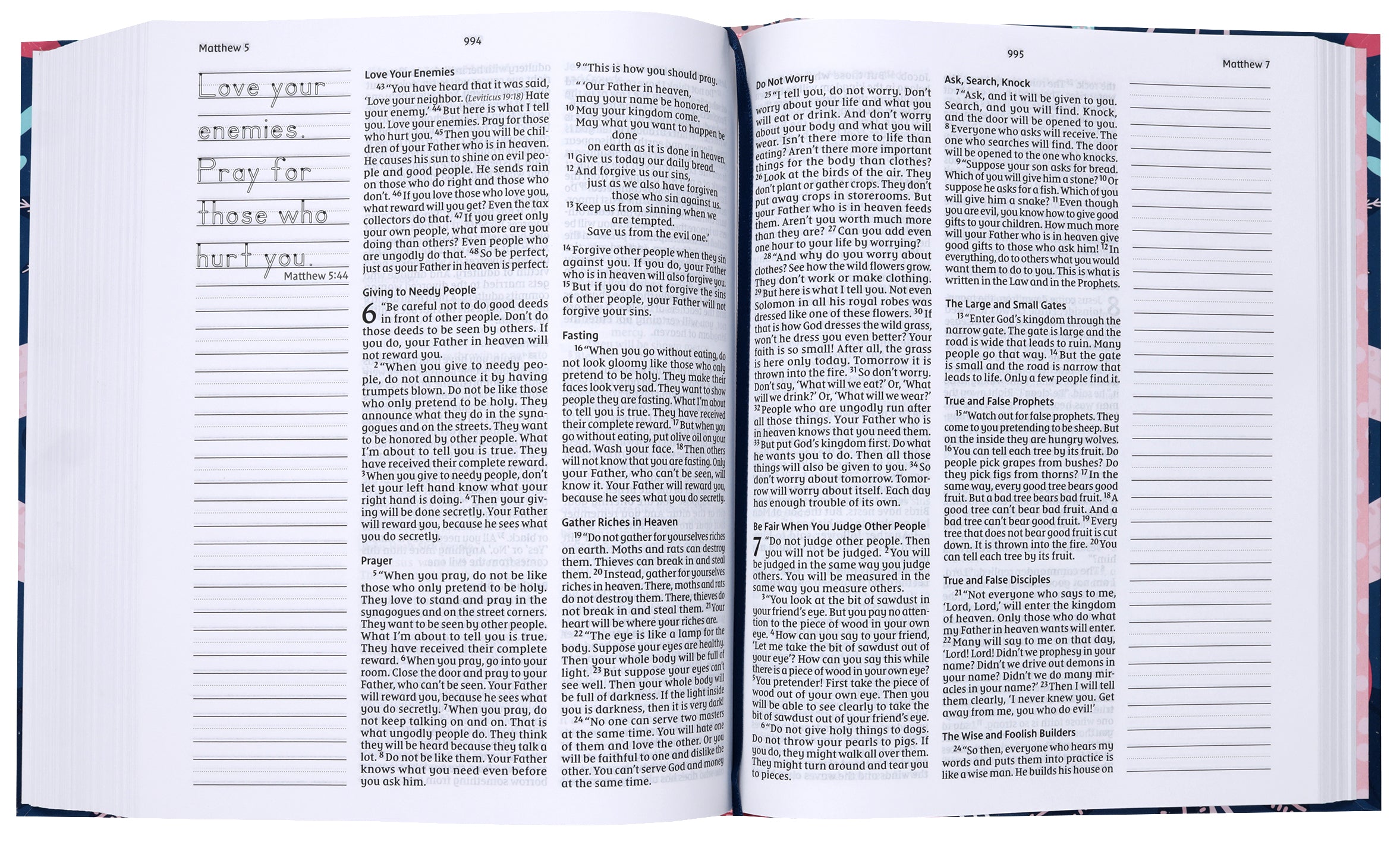 NIRV Journal the Word Bible For Girls