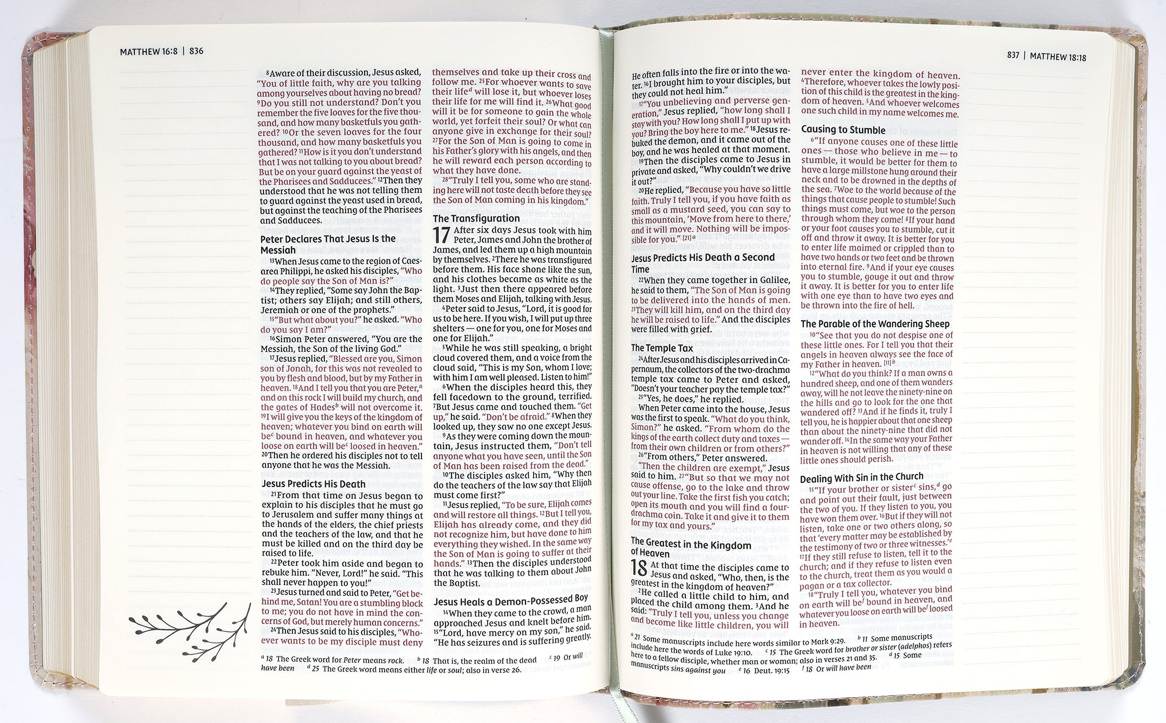 NIV Artisan Collection Bible Multi-Color/Cream (Red Letter Edition)