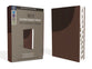 NIV Super Giant Print Reference Bible Brown Thumb Indexed (Red Letter Edition)