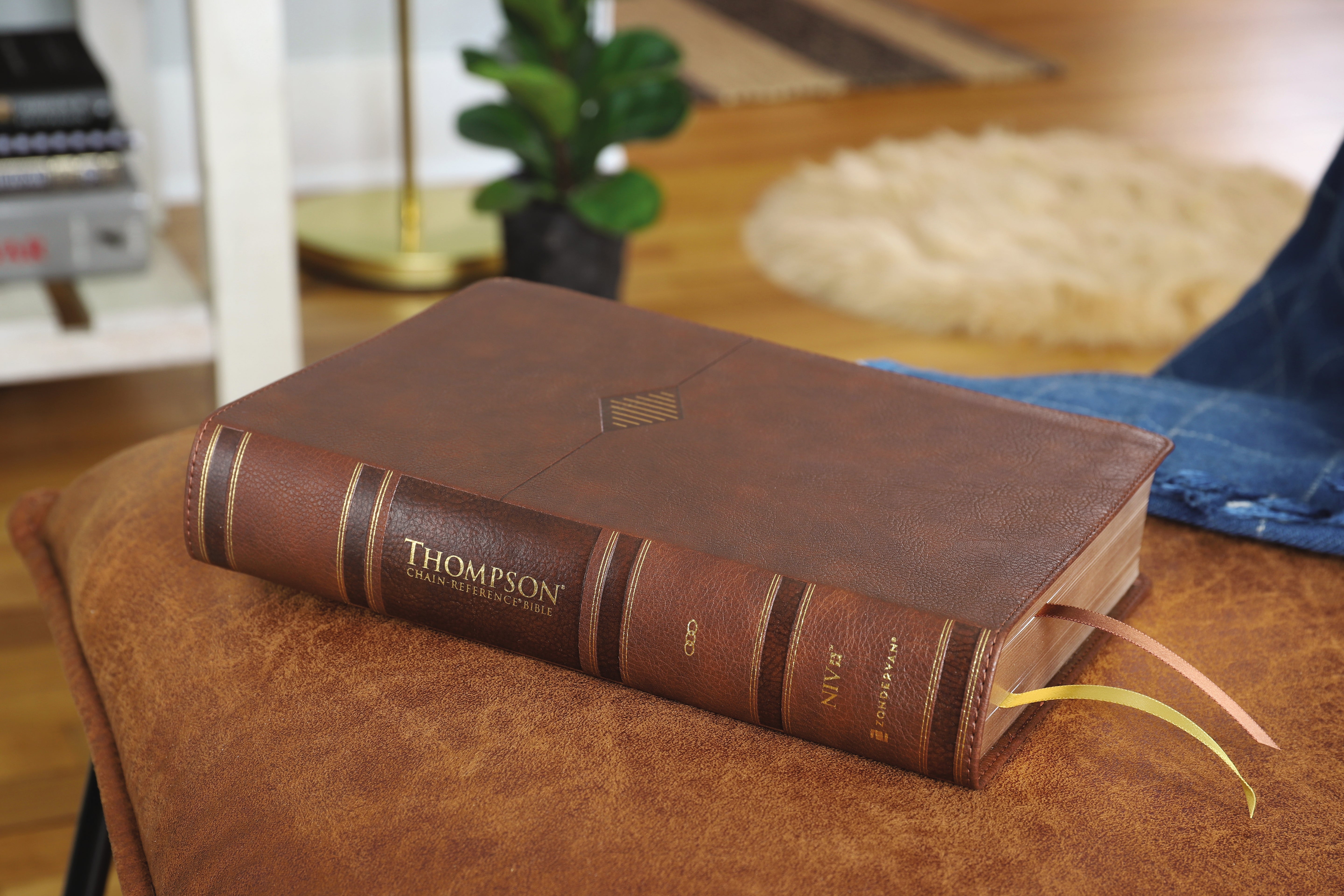 NIV Thompson Chain-Reference Bible Brown (Red Letter Edition)