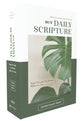NIV Daily Scripture Bible Super Giant Print, White / Green (Black Letter Edition)