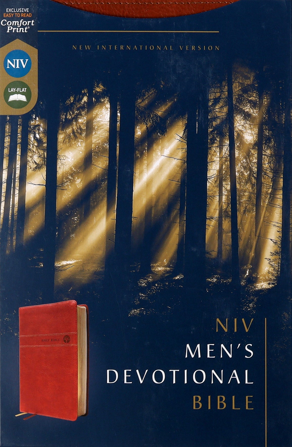 NIV Men's Devotional Bible Brown (Black Letter Edition)