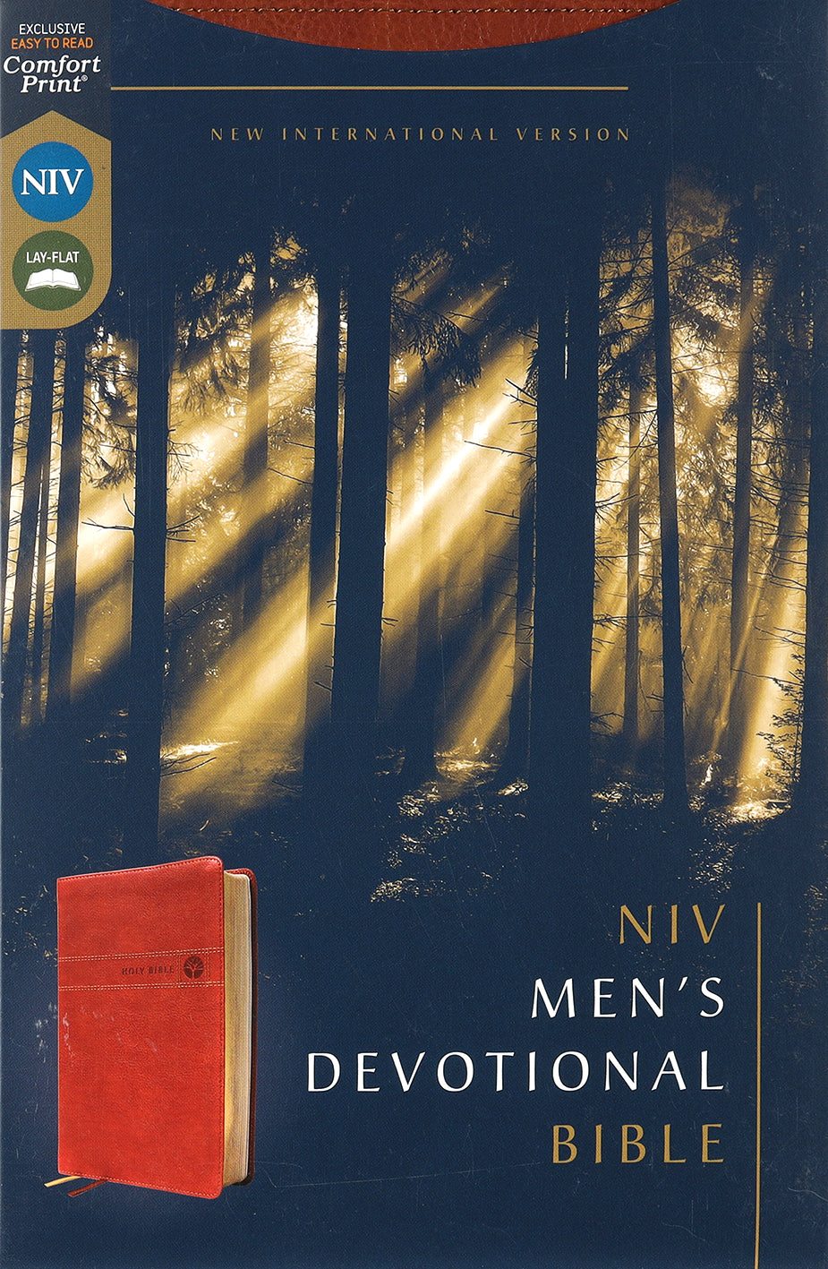 NIV Men's Devotional Bible Brown (Black Letter Edition)
