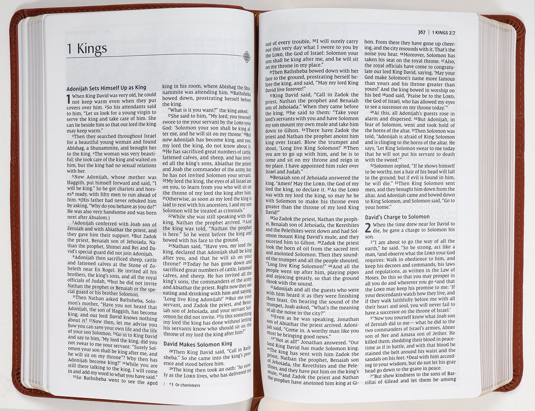 NIV Men's Devotional Bible Brown (Black Letter Edition)