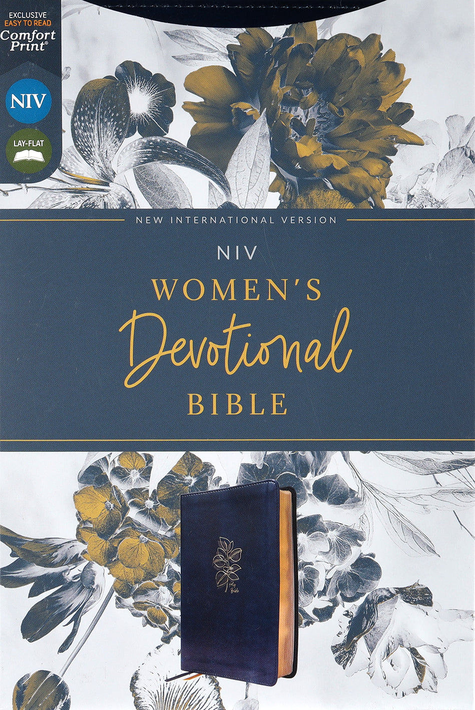 NIV Women's Devotional Bible Navy (Black Letter Edition)