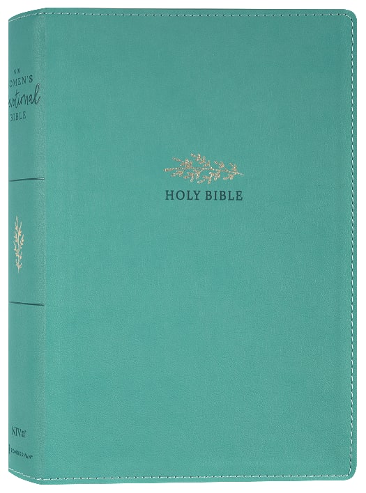 NIV Women's Devotional Bible Large Print Teal (Black Letter Edition)