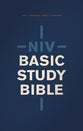 NIV Basic Study Bible Economy Edition Blue (Red Letter Edition)