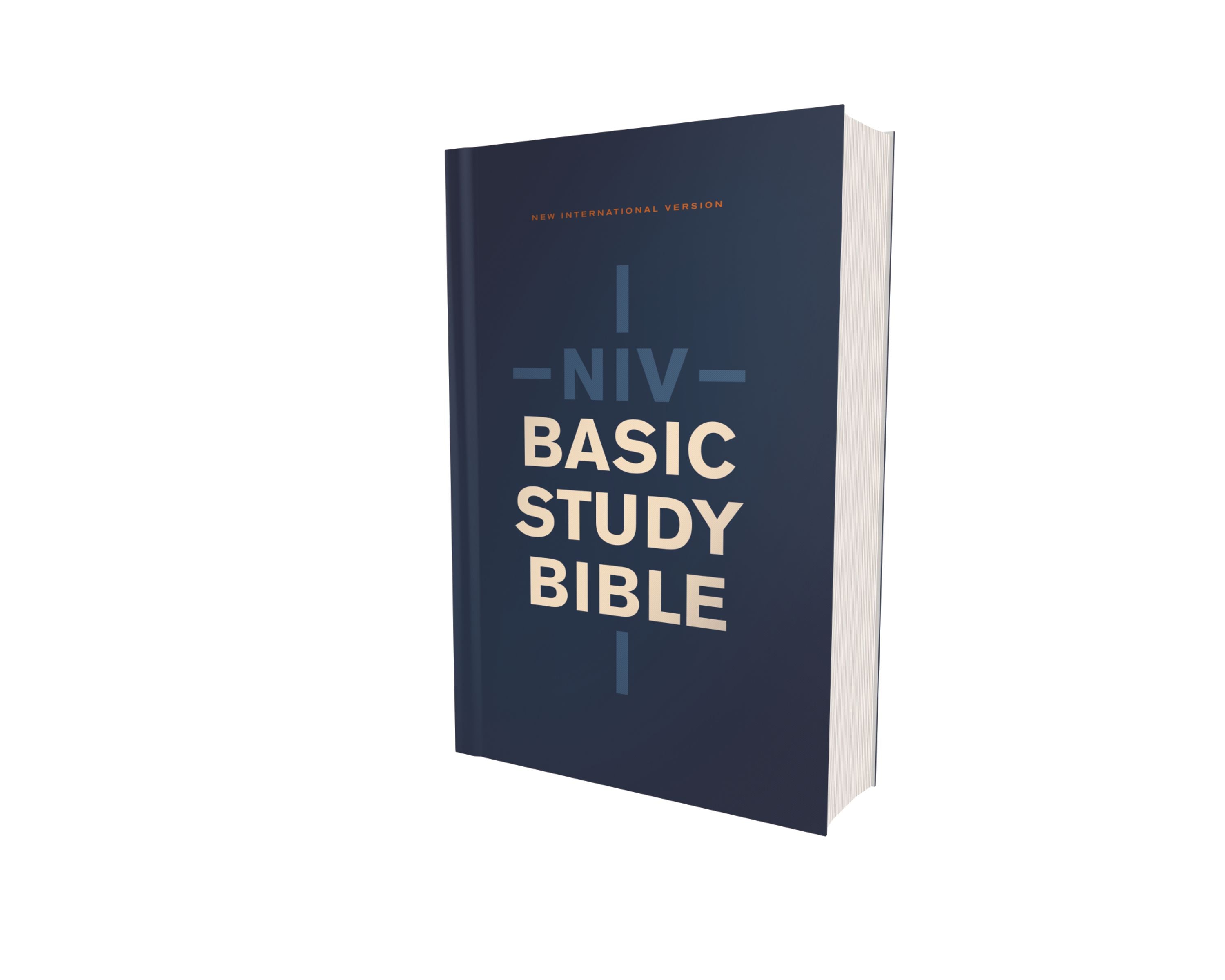 NIV Basic Study Bible Economy Edition Blue (Red Letter Edition)