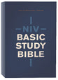 NIV Basic Study Bible Economy Edition Blue (Red Letter Edition)