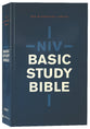 NIV Basic Study Bible Economy Edition Blue (Red Letter Edition)