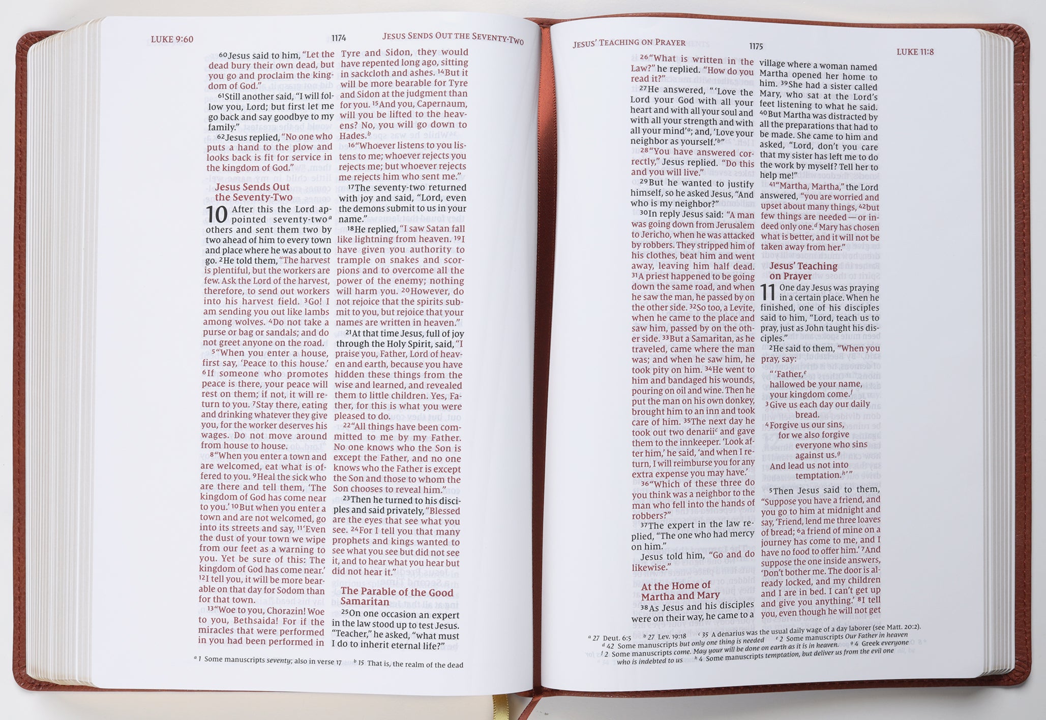 NIV Wide Margin Bible Brown (Red Letter Edition)