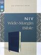 NIV Wide Margin Bible Navy (Red Letter Edition)