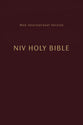 NIV Holy Bible Compact Burgundy