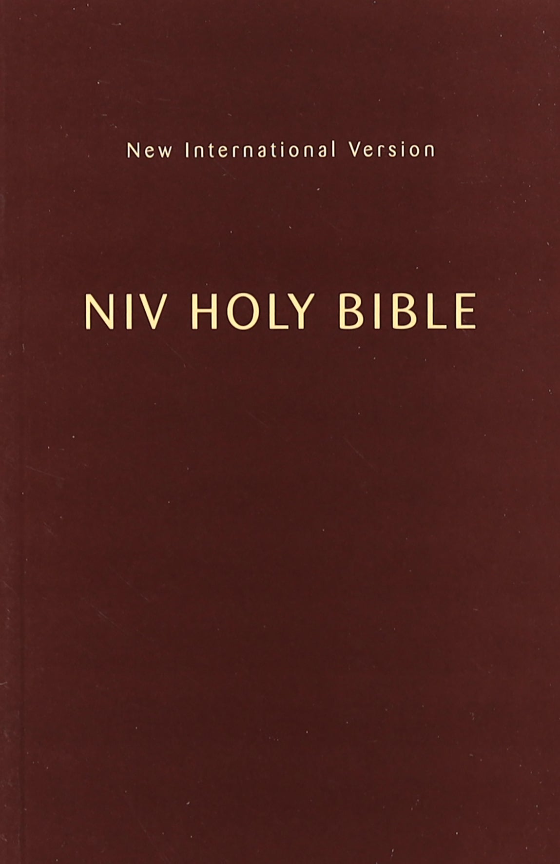 NIV Holy Bible Compact Burgundy