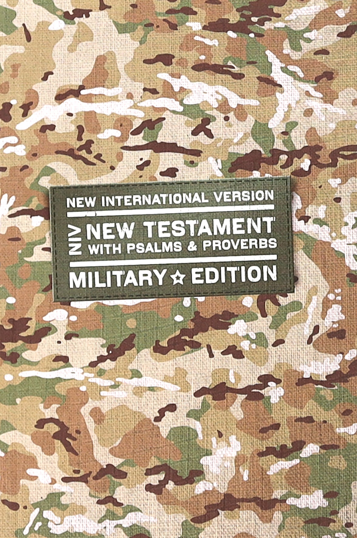 NIV New Testament With Psalms and Proverbs Military Edition Compact Military Camo