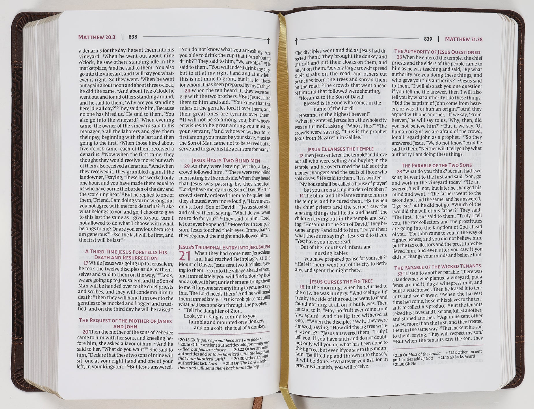 Nrsvue Holy Bible Personal Size Brown