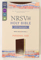 Nrsvue Holy Bible With Apocrypha Personal Size Brown