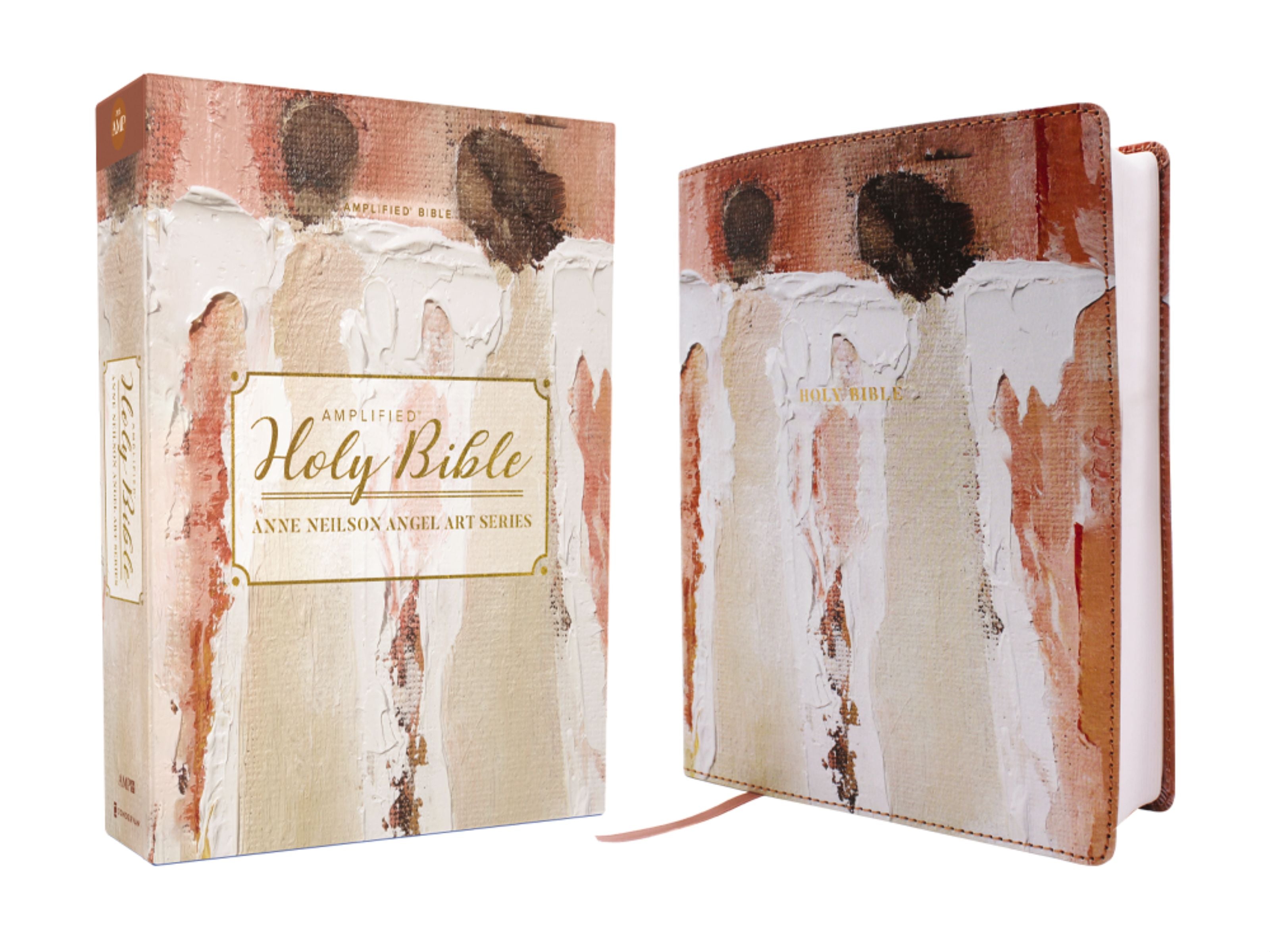 Amplified Holy Bible, Anne Neilson Angel Art Series, Blush