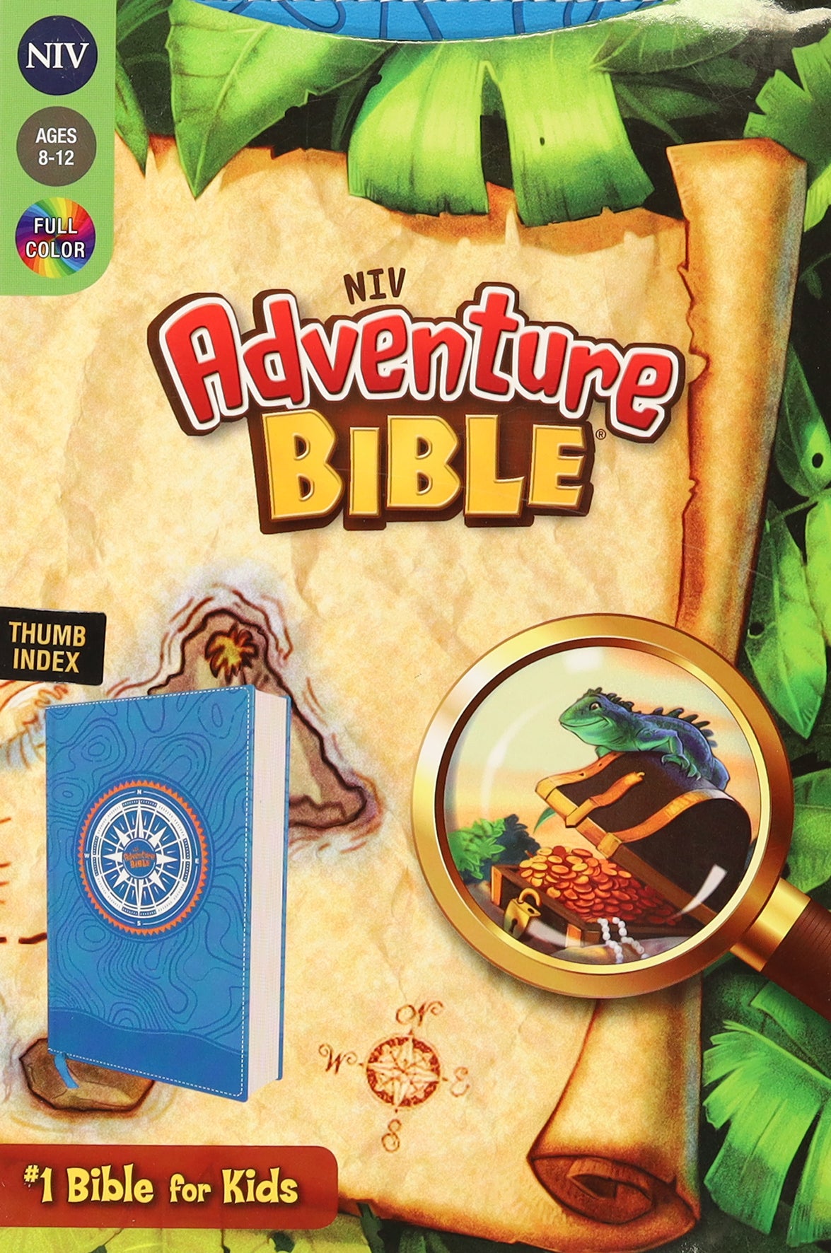 NIV Adventure Bible Blue Full Color Thumb Indexed Tabs