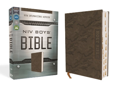 NIV Boys' Bible Brown Camo Thumb Indexed Tabs
