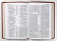 NIV Thinline Reference Bible Large Print Brown (Red Letter Edition)
