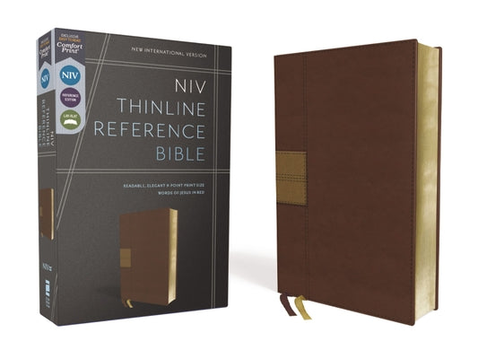 NIV Thinline Reference Bible Brown (Red Letter Edition)