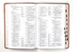 NIV Thinline Reference Bible Large Print Brown Thumb Indexed (Red Letter Edition)