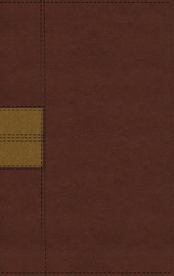 NIV Thinline Reference Bible Brown Thumb Indexed (Red Letter Edition)