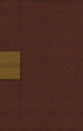 NIV Thinline Reference Bible Brown Thumb Indexed (Red Letter Edition)