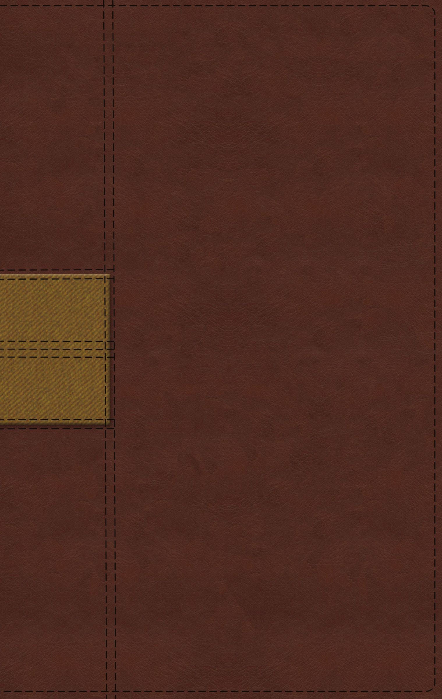 NIV Thinline Reference Bible Brown Thumb Indexed (Red Letter Edition)