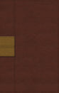 NIV Thinline Reference Bible Brown Thumb Indexed (Red Letter Edition)