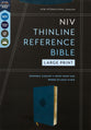 NIV Thinline Reference Bible Large Print Teal (Red Letter Edition)