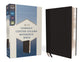 NIV Compact Center-Column Reference Bible Black (Red Letter Edition)
