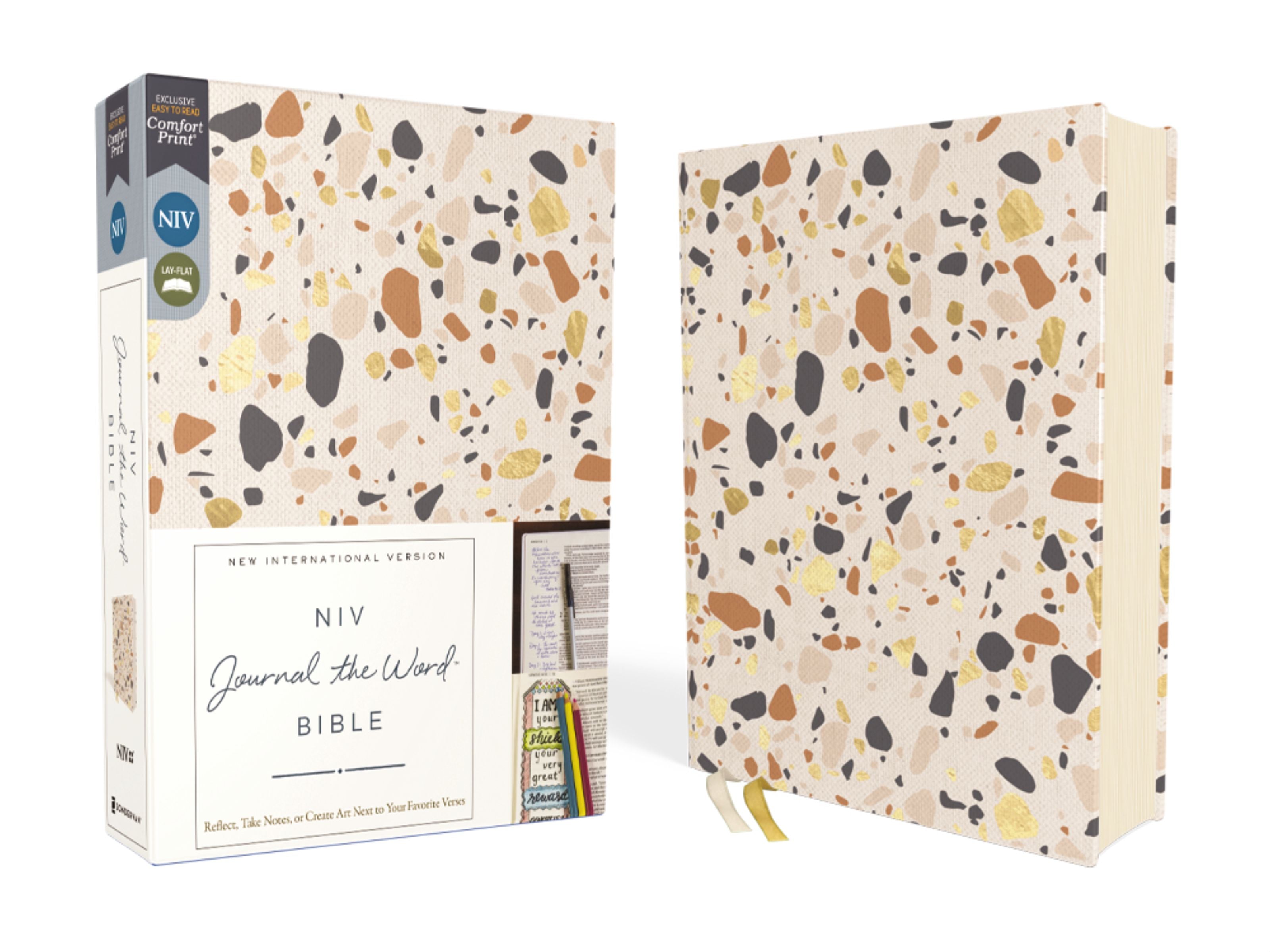 NIV Journal the Word Bible Cream (Red Letter Edition)