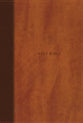 NIV Thinline Bible Giant Print Brown (Red Letter Edition)