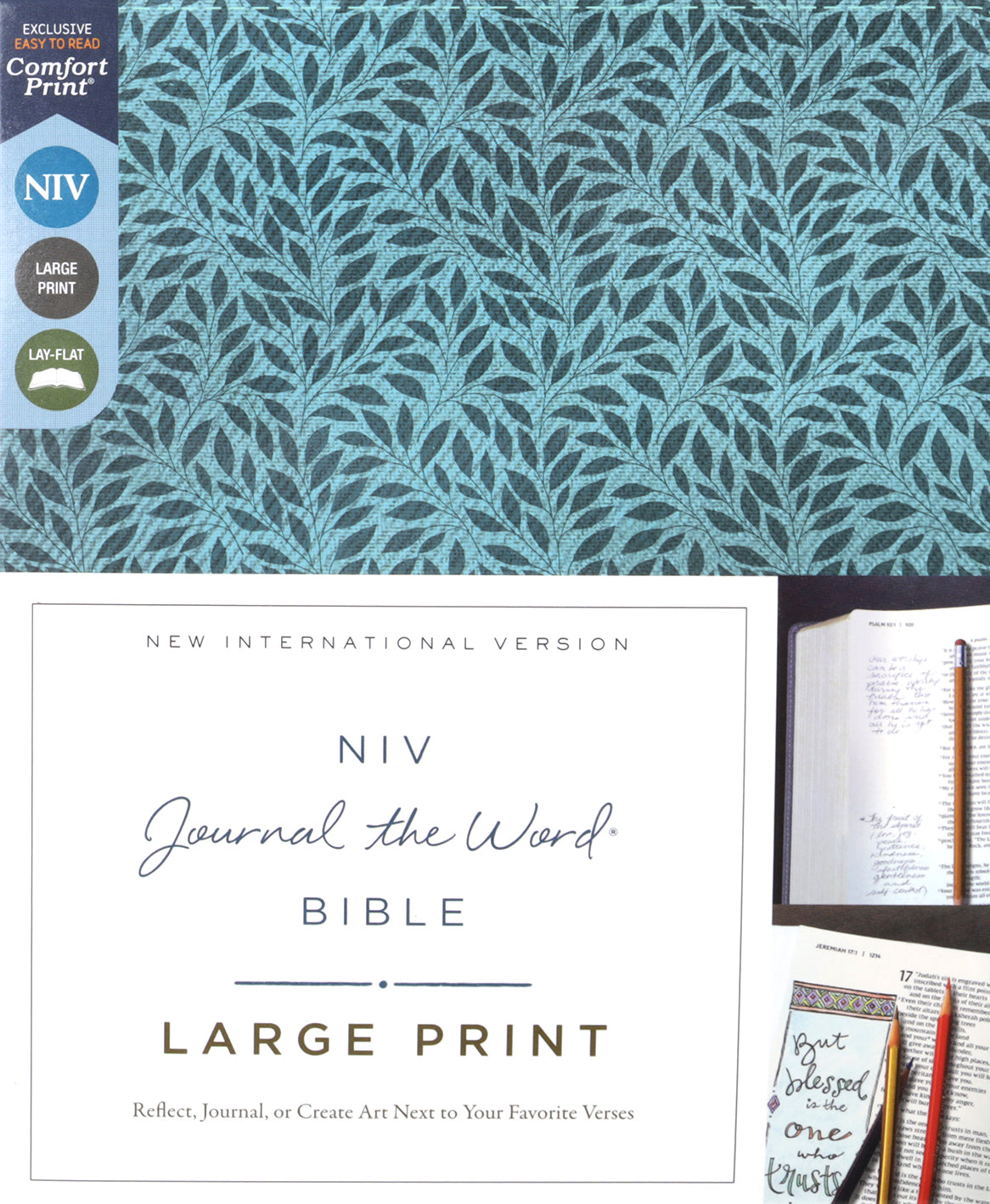 NIV Journal the Word Bible Large Print Teal (Red Letter Edition)