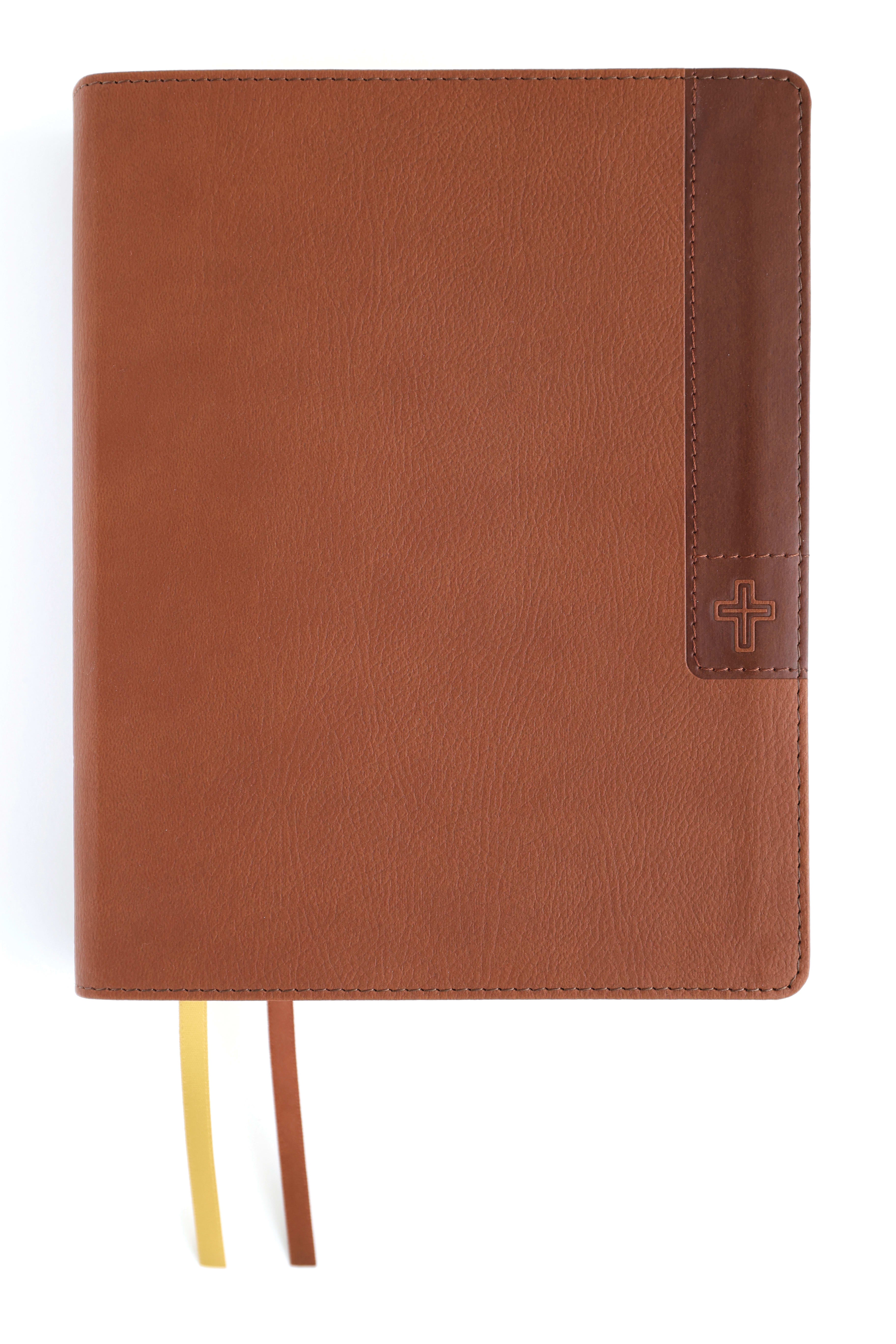 NIV Journal the Word Bible Large Print Brown (Red Letter Edition)