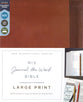 NIV Journal the Word Bible Large Print Brown (Red Letter Edition)