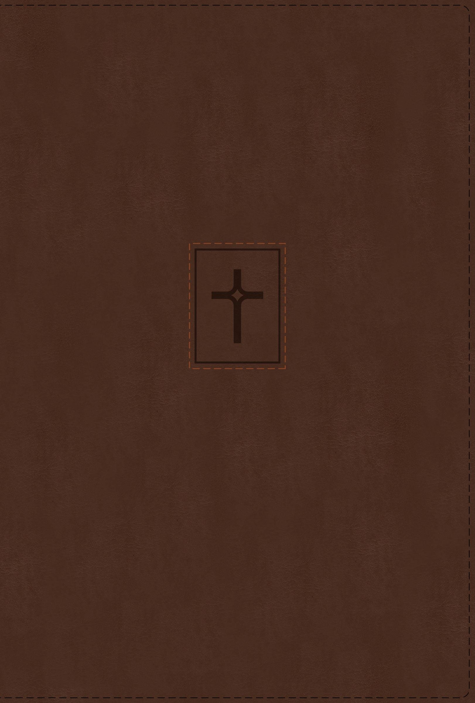 NIV Thinline Bible Large Print Brown (Red Letter Edition)