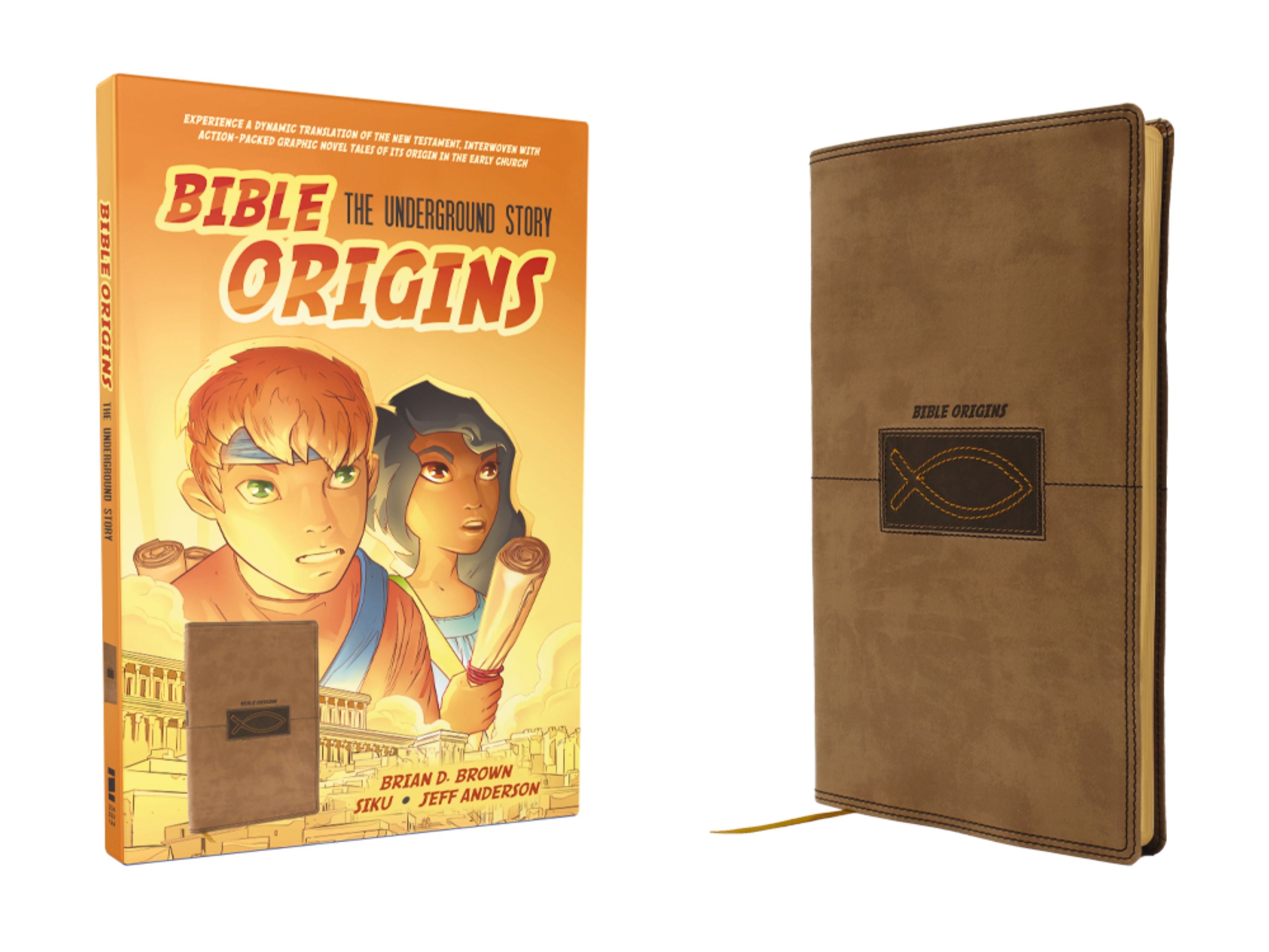 Bible Origins: The Underground Story (New Testament Graphic Novel, Tan, Deluxe Edition)