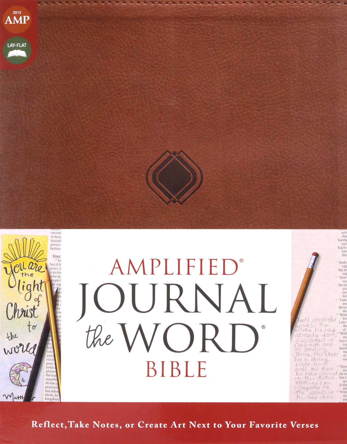 Amplified Journal the Word Bible Brown