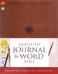 Amplified Journal the Word Bible Brown