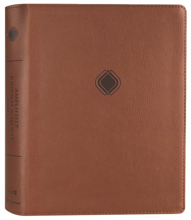 Amplified Journal the Word Bible Brown
