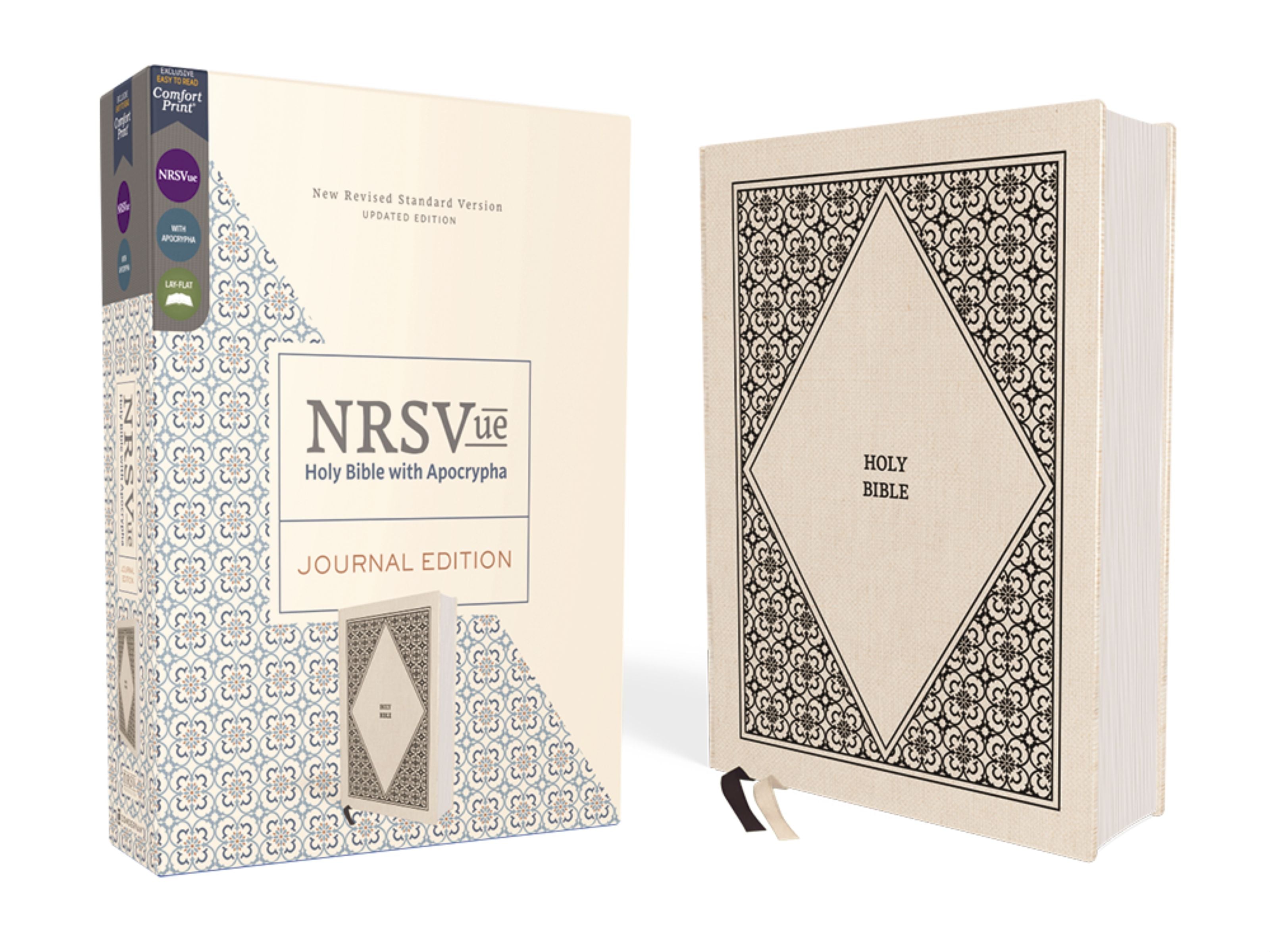 Nrsvue Holy Bible With Apocrypha Journal Edition Cream